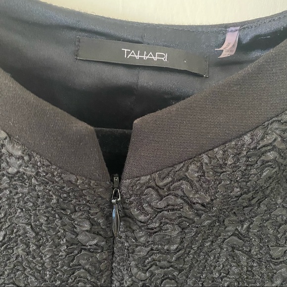 Tahari black sheeth dress - Picture 6 of 7